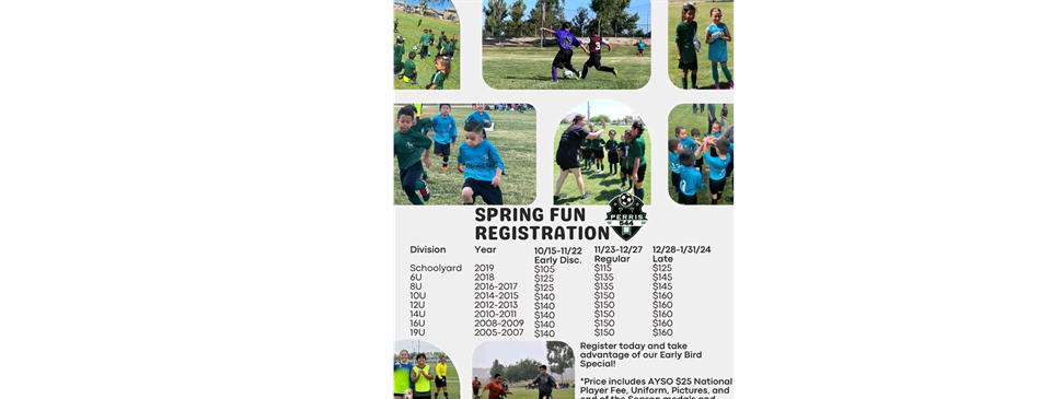 Spring Fun 2024 registration