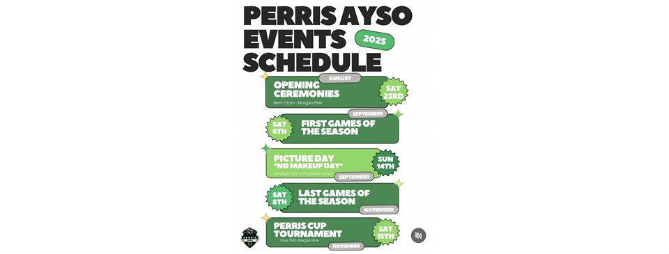 Important Dates For Fall Season 2025