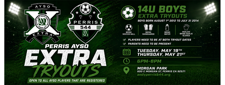 14u Boys Extra Tryouts 